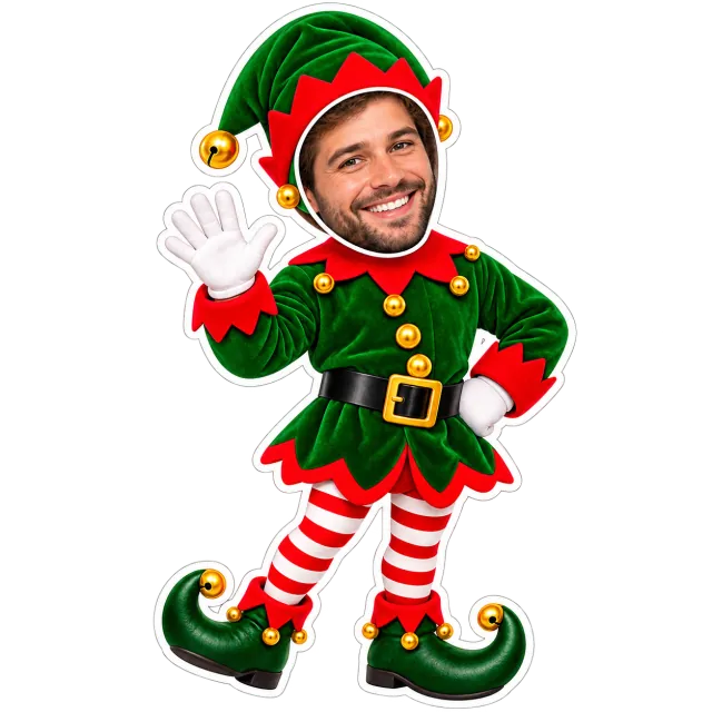 Modèle de personnage de Noël : Elfes