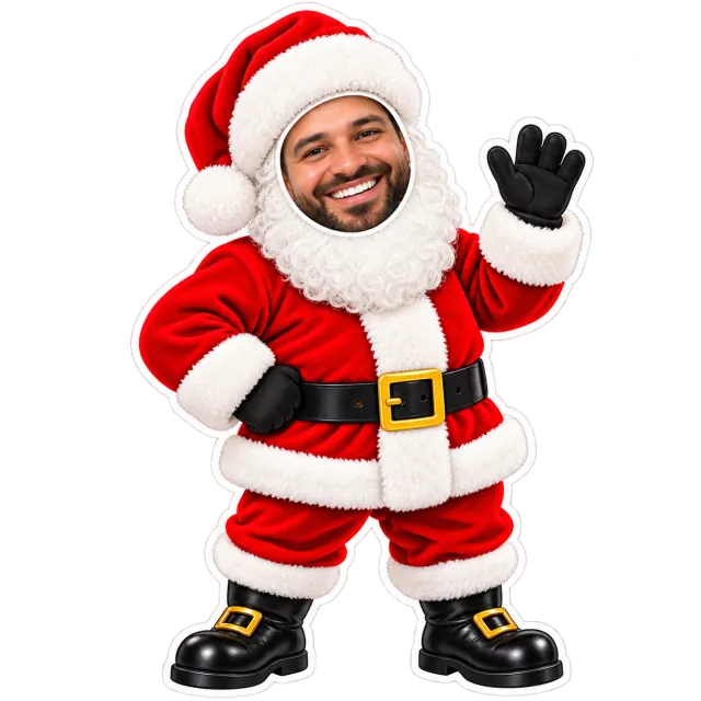 Modèle de personnage de Noël : Père Noël